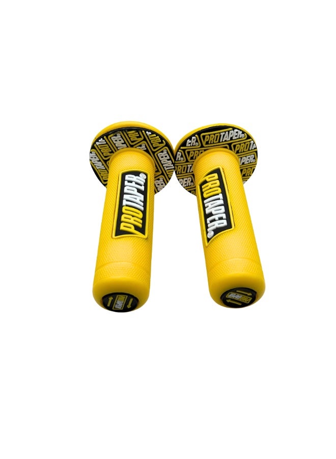 برو تابس مقابض مقود بروتابر سينيرجي مزدوجة الكثافة 7/8 بوصة – لون أصفر للدراجات النارية والموتوكروس - Image 5